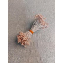 Тычинки двусторонние(блестки) 60*2мм цв. светло-розовый, цена за 100 шт